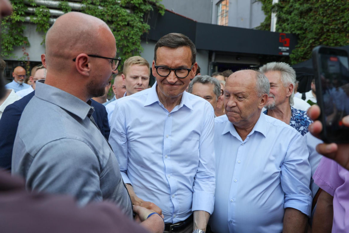 Tak grillował Morawiecki