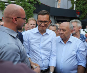 Tak grillował Morawiecki