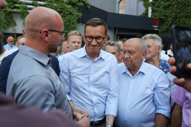 Tak grillował Morawiecki