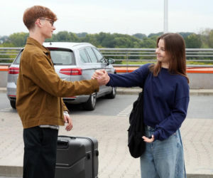 Barwy szczęścia, odcinek 3296. Aleks (Hubert Wiatrowski), Ewa (Gabriela Ziembicka)