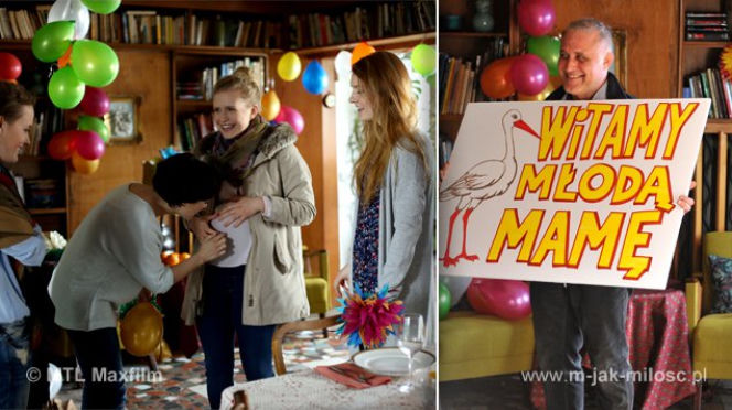 M jak miłość odc. 1144. Ula Mostowiak (Iga Krefft), Natalka (Marcjanna Lelek), Kinga (Katarzyna Cichopek), Ala (Olga Frycz), Rafał (Przemysław Bluszcz)