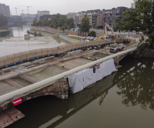 Remont mostu Pomorskiego we Wrocławiu 