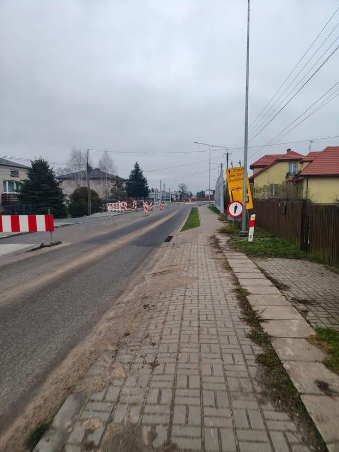 Remont drogi Tychów Stary - Starachowice