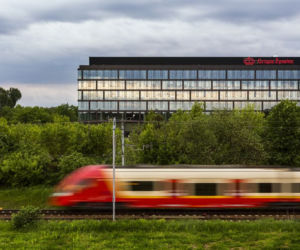 Biurowiec Konstruktorska Business Center (KBC); inwestor wśród zalet obiektu podkreśla korzystną lokalizację