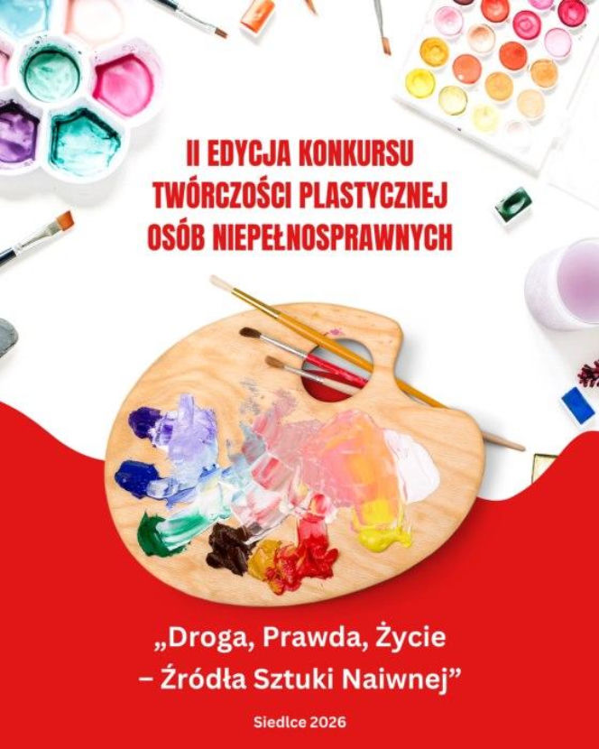 Caritas zaprasza na Konkurs Twórczości Plastycznej Osób Niepełnosprawnych w WTZ w Siedlcach