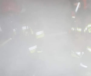 Pożar w Krakowie przy ul. Smoleńsk