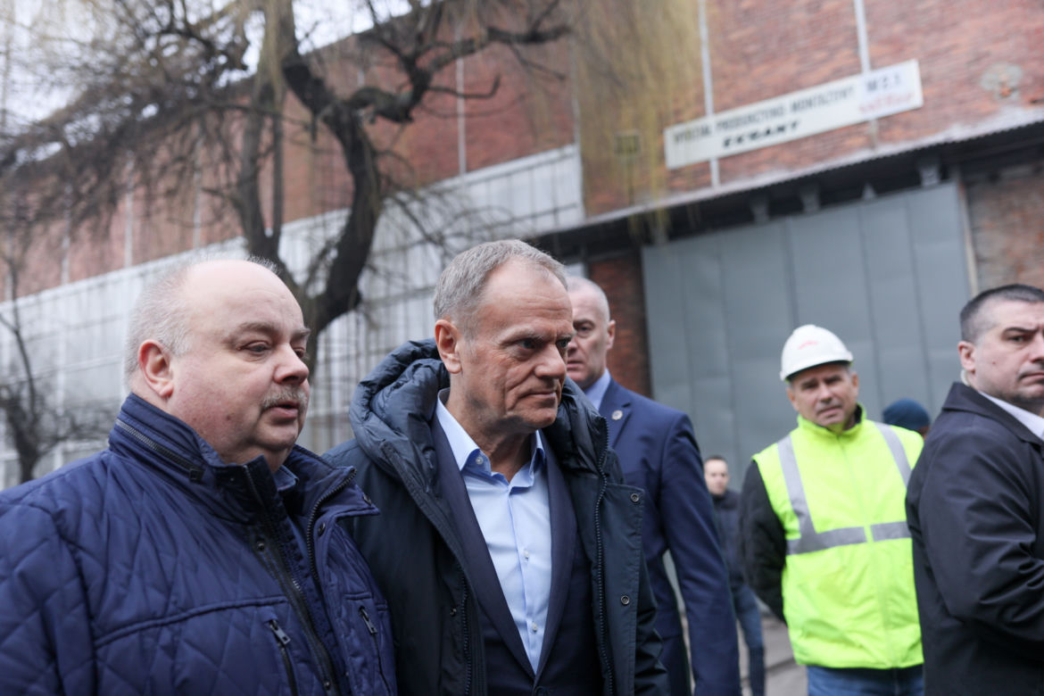 Donald Tusk w Rafako w Raciborzu