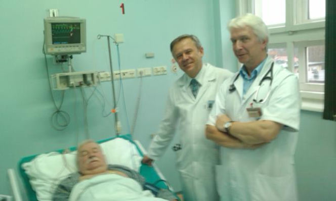 Lech Wałęsa w szpitalu 