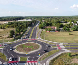 Rozbudowana ulica Grudziądzka w Toruniu. Miasto ma nowe rondo turbinowe