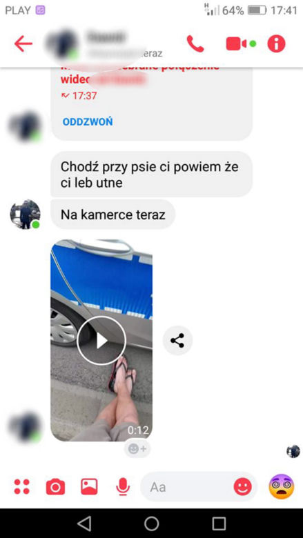 Nękana kobieta