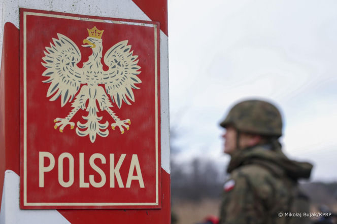 Karol Nawrocki na granicy w Wigilię