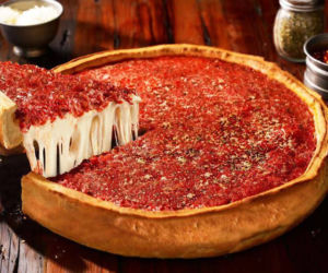 deep dish pizza