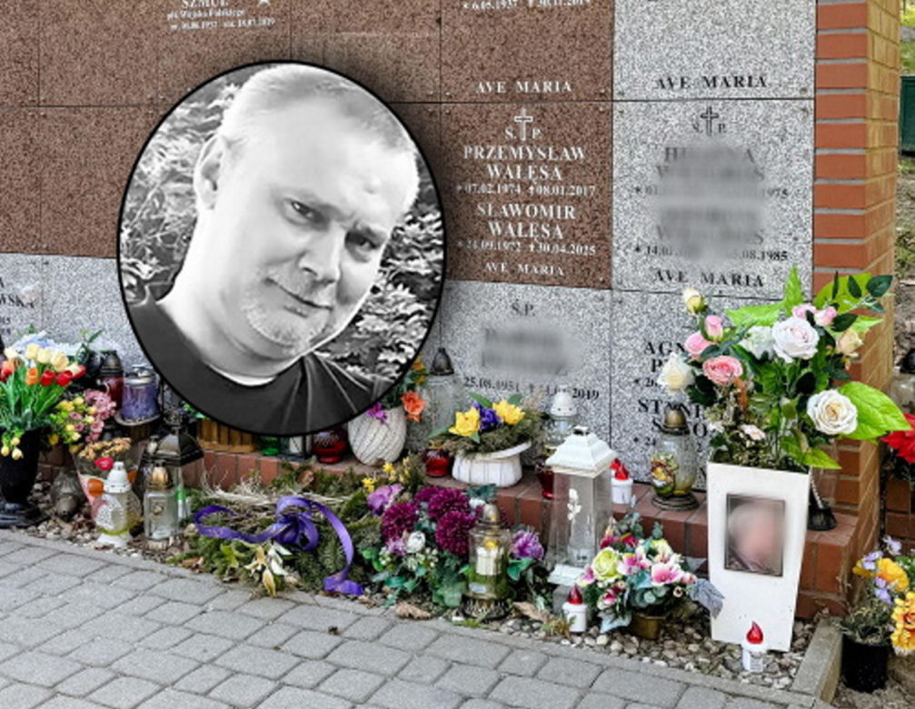 Rok temu zmarł syn Lecha Wałęsy - tak wygląda jego grób