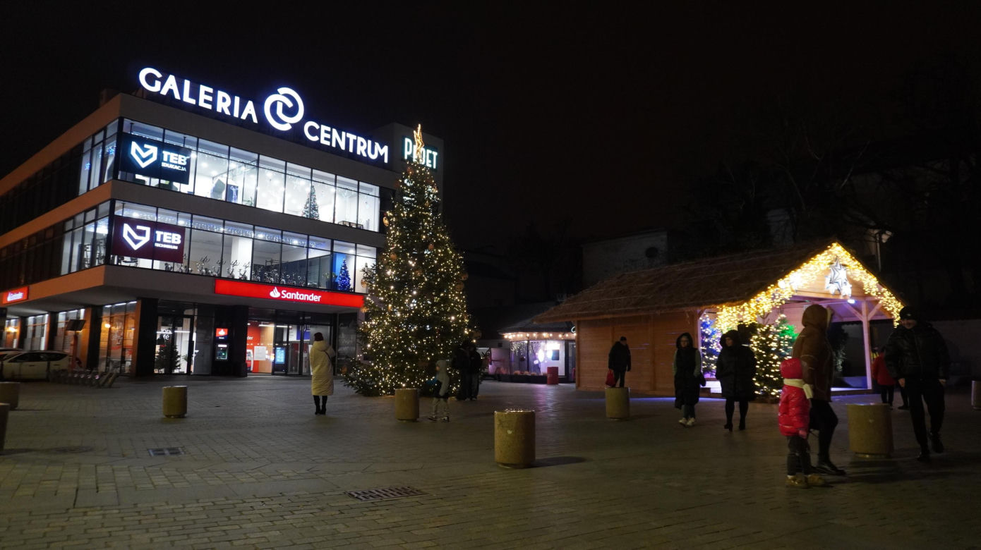 Lublin życzy „Wesołych świąt”. Tak się prezentują świąteczne iluminacje