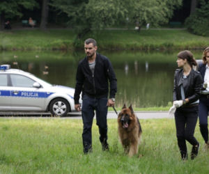 Komisarz Alex 8 sezon odc. 95. Marta Grabska (Beata Fido), Michał Orlicz (Antoni Pawlicki), Ewa Krassowska (Agnieszka Więdłocha)