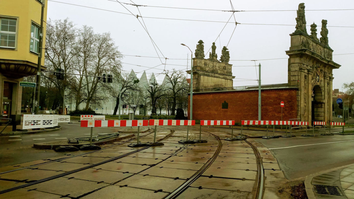 Ruszyła przebudowa torowiska na ul. Matejki