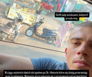 Kacper Błoński przeżył w Indiach chwile grozy. Jest dobrej myśli i uspokaja fanów