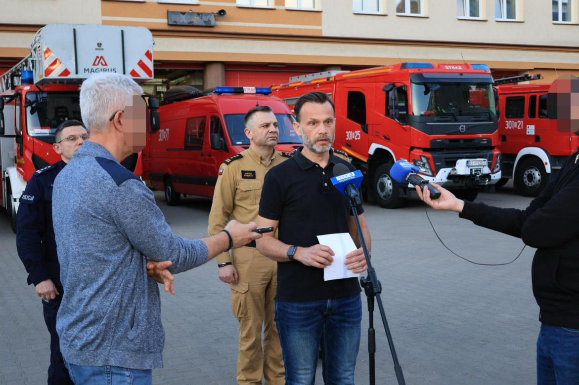 Pożar w Biebrzańskim Parku Narodowym