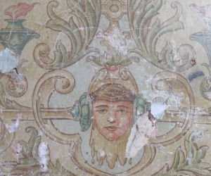 Odkryte polichromie w kamienicy w Szczecinie