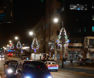 Białystok. Dekoracje świąteczne 2019/2020