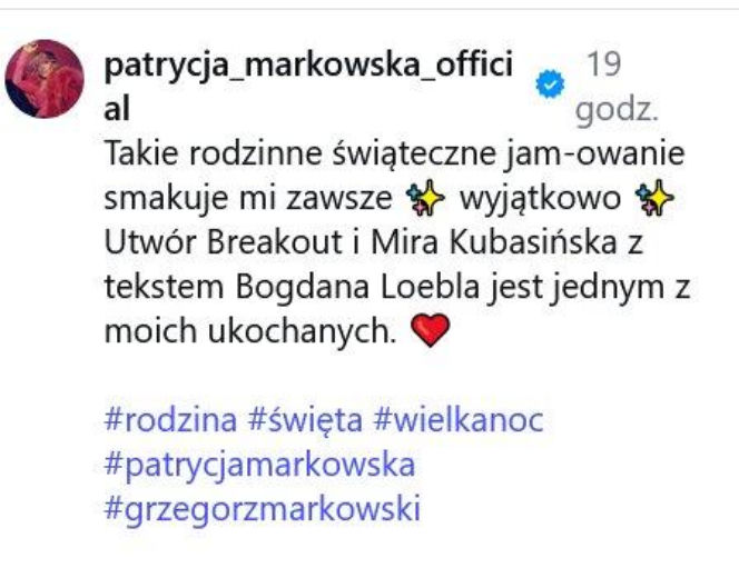 Nikt się tego nie spodziewał! Patrycja Markowska pokazała ojca w wyjątkowej chwili