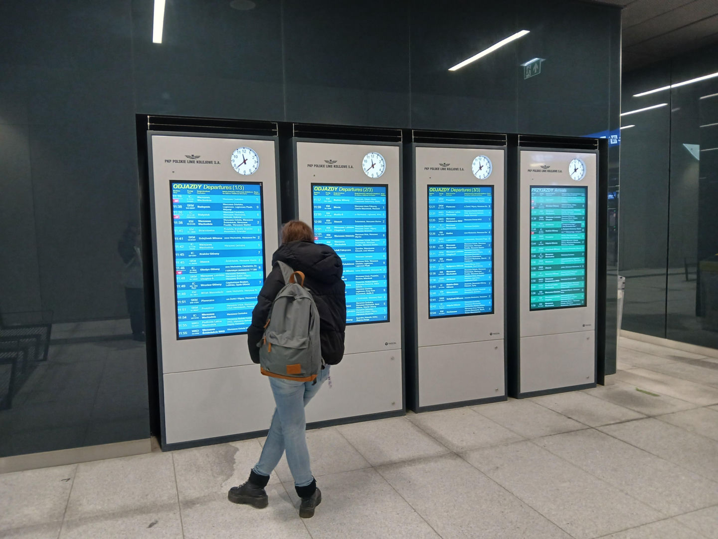 Dworzec kolejowy Warszawa Zachodnia po otwarciu