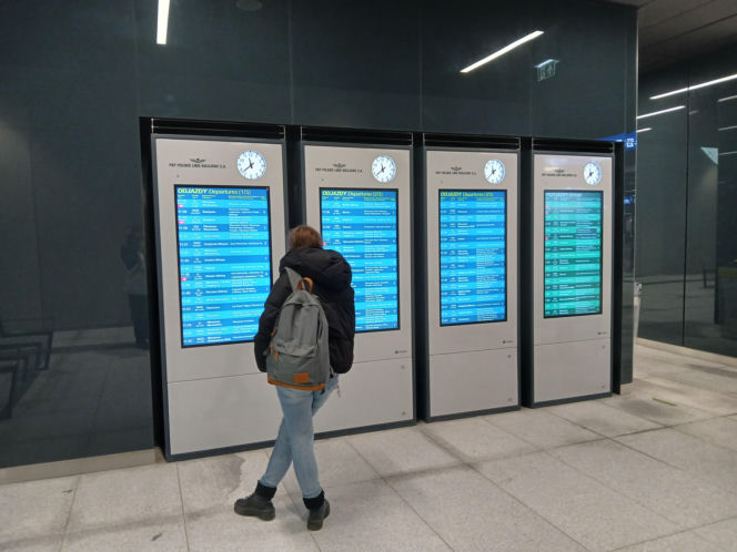 Dworzec kolejowy Warszawa Zachodnia po otwarciu