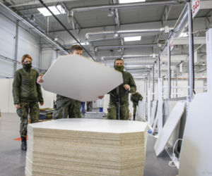 SZPITAL TYMCZASOWY w Targach Lublin. Zdjęcia z 26.11.2020 r.