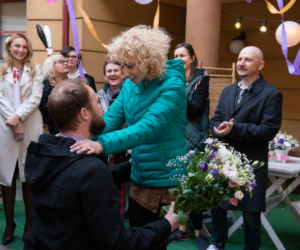 Na Wspólnej, odc. 3000. Beata (Katarzyna Ptasińska), Paweł (Grzegorz Kwiecień)