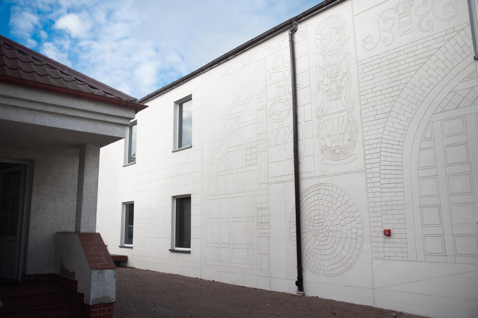 Słupsk - Fasada Liceum Sztuk Plastycznych