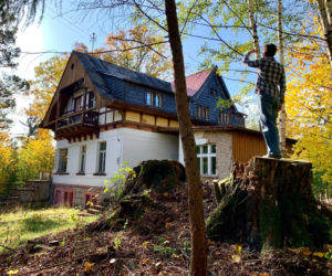Remont willi z początku XX w. w Szklarskiej Porębie