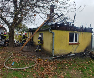 Wielki pożar domu w Podstolicach