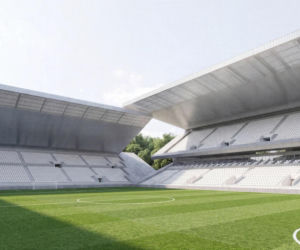 Konkursowa propozycja VG13 Architects - nowy stadion Dinama Zagrzeb