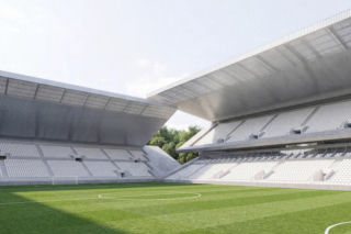 Konkursowa propozycja VG13 Architects - nowy stadion Dinama Zagrzeb