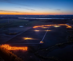 Przymrozki w winnicy - podgrzewanie winorośli