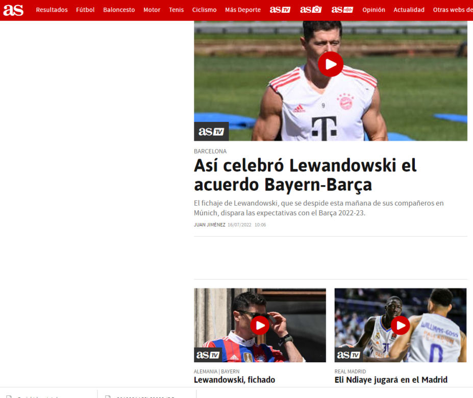 Tak media zareagowały na transfer Lewandowskiego