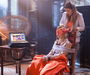 Pierwsza miłość odc. 1794. Sabina (Urszula Dębska), Agata (Aleksandra Kisio)