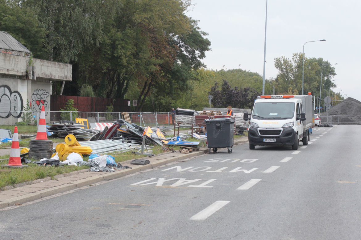 Tak tramwajarze zwężą ulice pod budowę trasy do Wilanowa