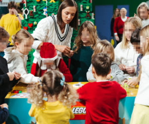 Iga Świątek bawiła się z dziećmi LEGO