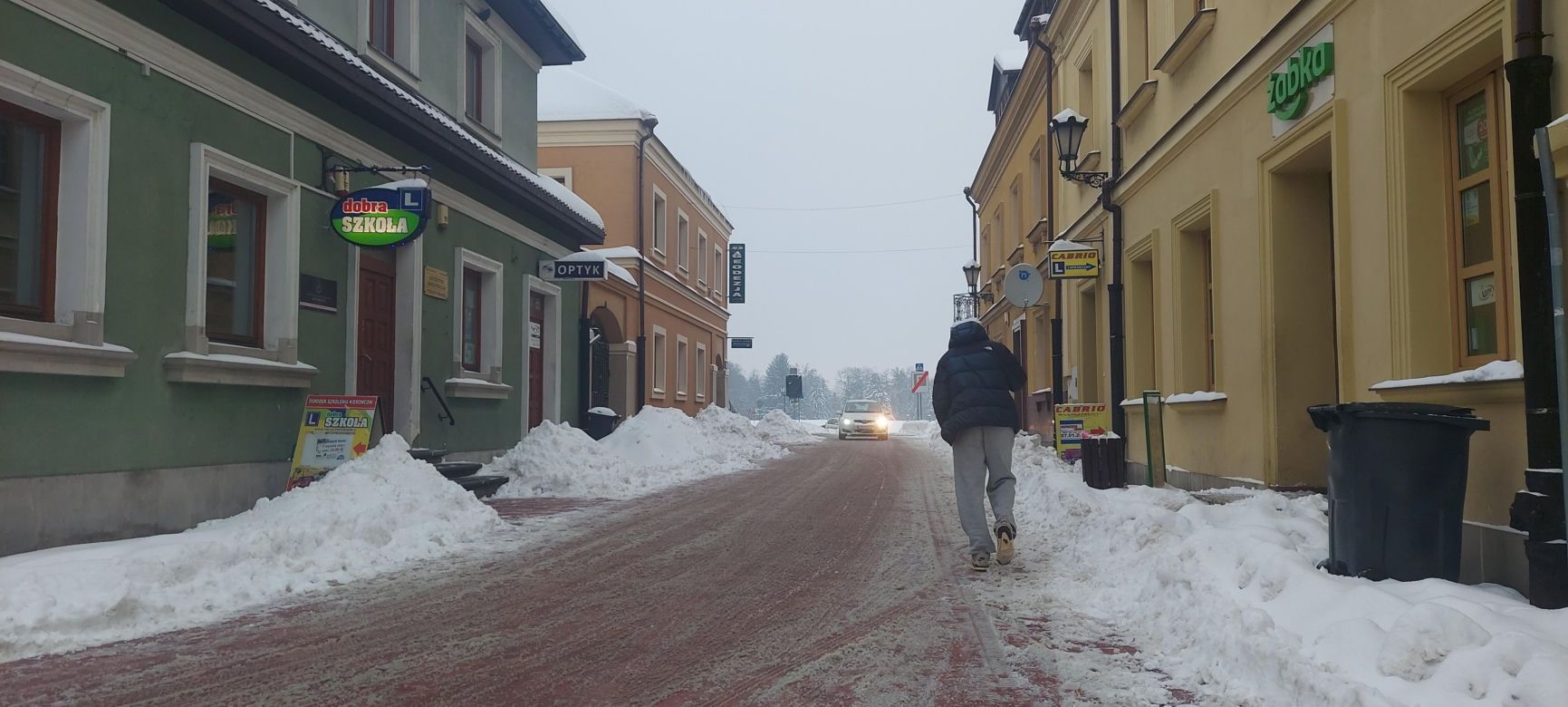 zima w Zamościu