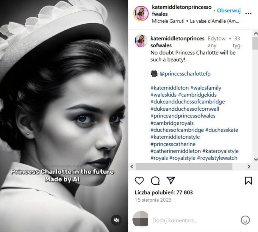 Tak będzie wyglądała córka księżnej Kate! Progresja wiekowa poraża