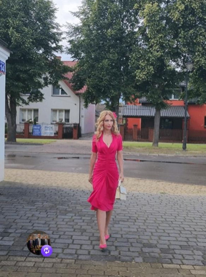 Tak wygląda Violetka na planie "Ranczo". Jej mąż też tam zagra