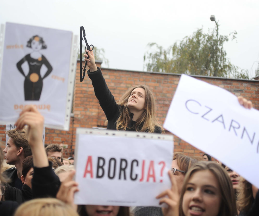 CZARNY PROTEST W WARSZAWIE.