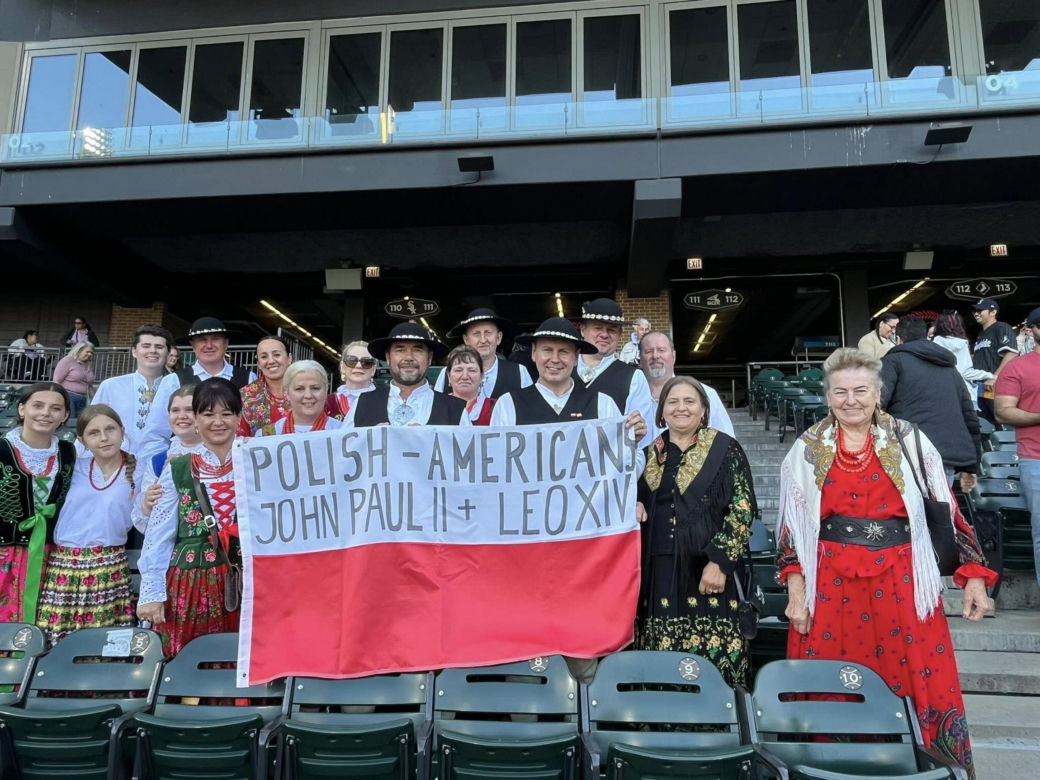 Polonia z Chicago modliła się za Leona XIV na stadionie