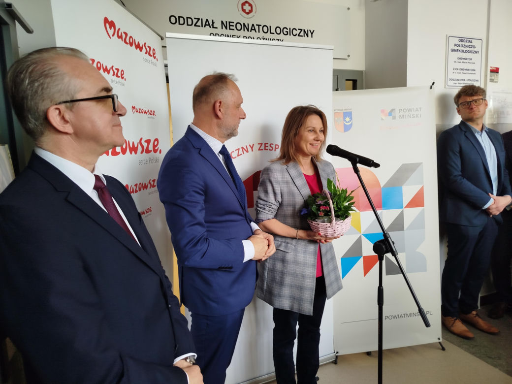 Odnowiony oddział noworodkowy wraz z częścią położniczą w mińskim szpitalu zapewni ciężarnym, rodzącym i maluchom nowoczesne warunki