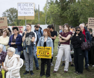Protest w Piasecznie przeciwko Data Center