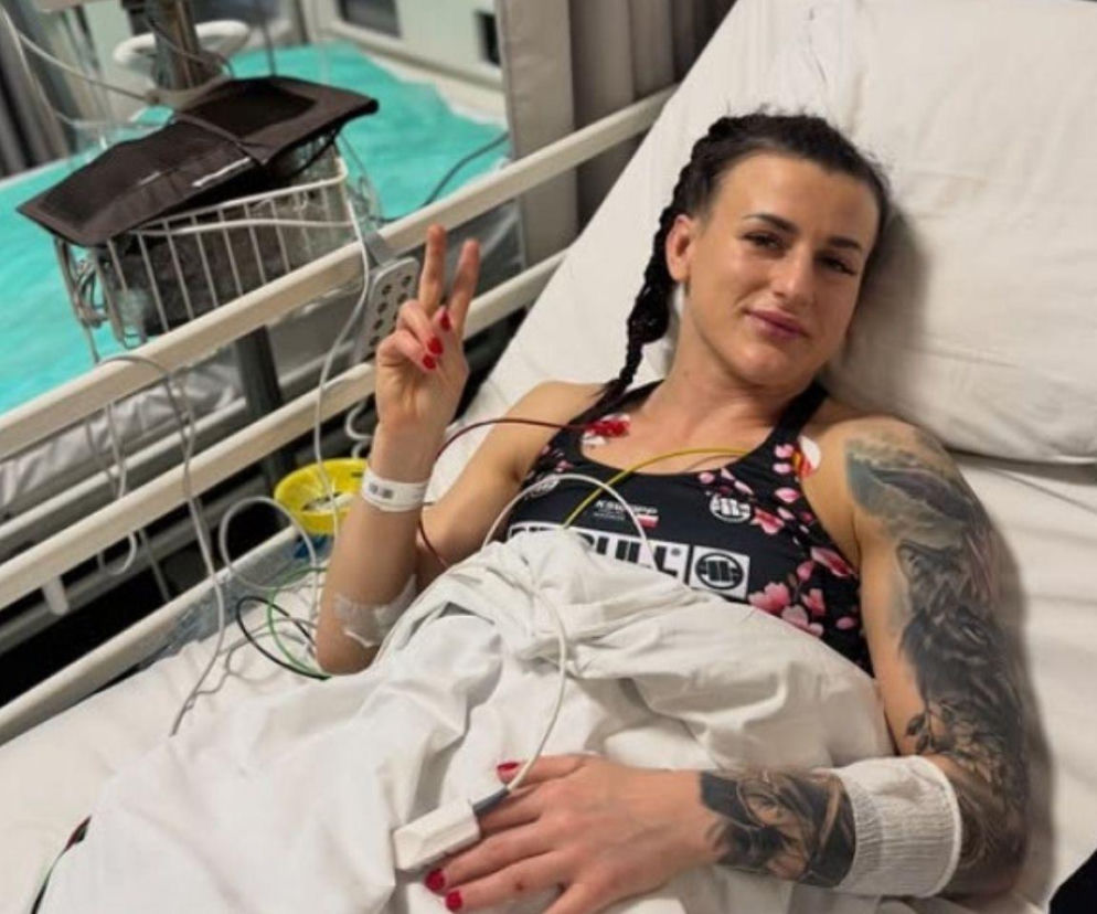 Ewelina Woźniak w szpitalu po walce na KSW 116. Poważny uraz klatki piersiowej polskiej zawodniczki