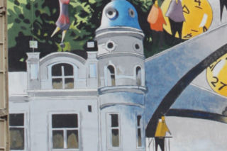 Nowy mural na Pradze. Brzozowski stworzył kawałek Warszawy na ścianie. Na jubileusz Totalizatora Sportowego!!
