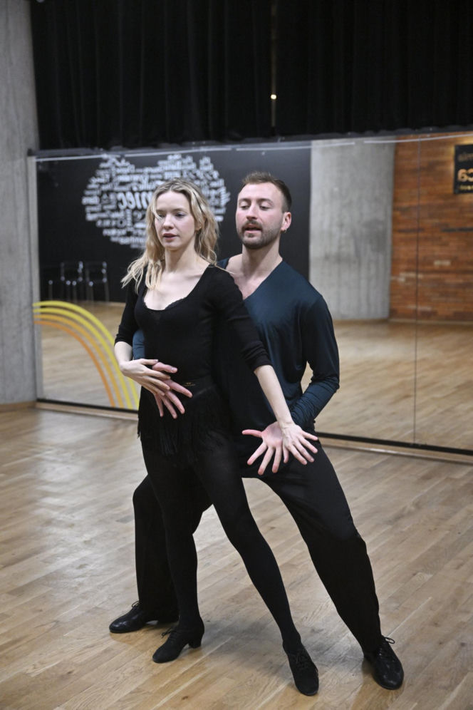 Kulesza uczy Gałązkę tańczyć