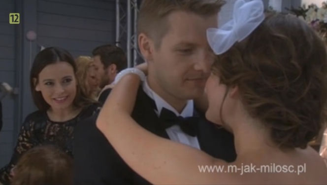 M jak miłość po wakacjach 2014. Ala (Olga Frycz), Paweł Zduński (Rafał Mroczek), Magda (Anna Mucha)